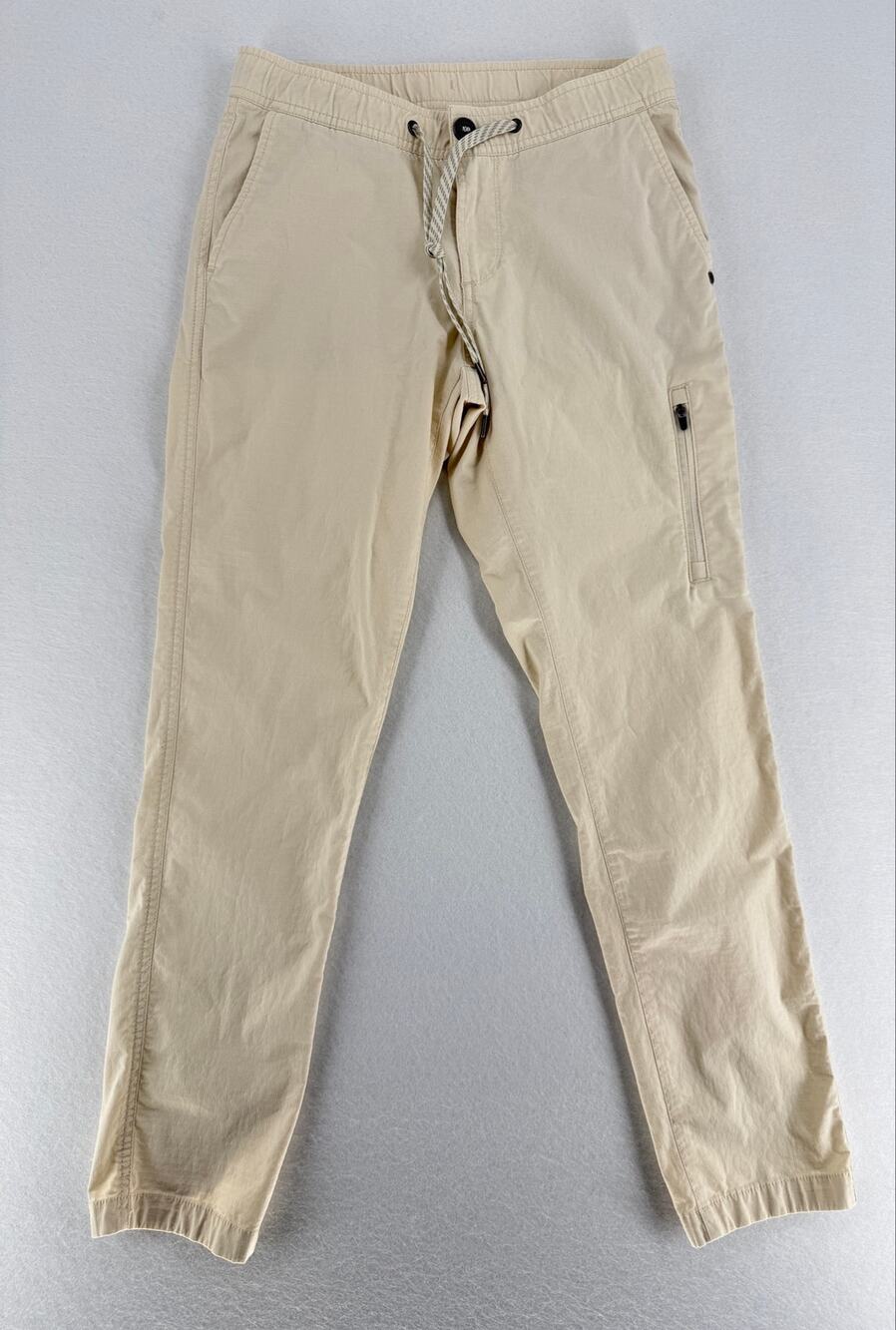 Vuori Ripstop Pants Womens XS Natural Beige VW401 Hiking Gorpcore Drawstring